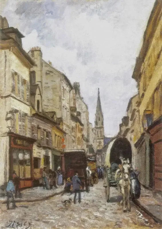 La Grand-Rue ad Argenteuil - Alfred Sisley
