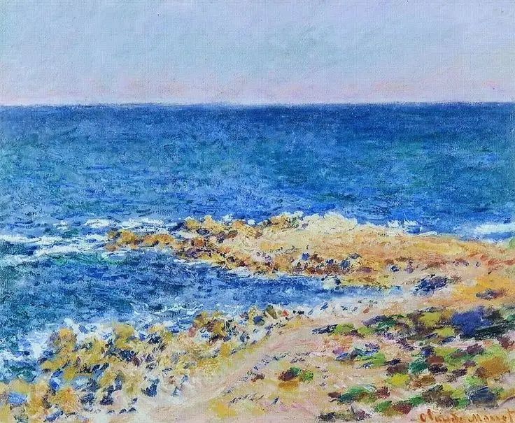 La grande Bleue ad Antibes - Claude Monet