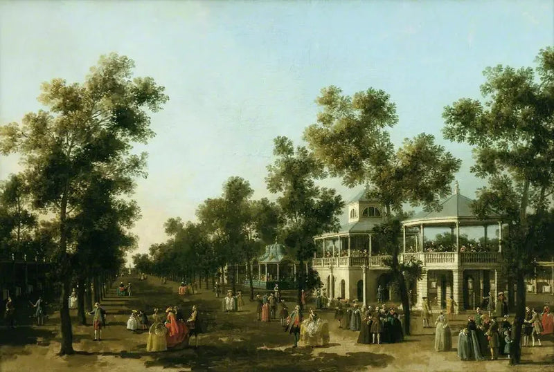 La Grande Promenade, Vauxhall Gardens, Londra - Canaletto