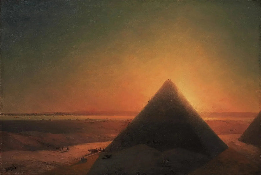La Grande Piramide di Giza - Ivan Aïvazovski