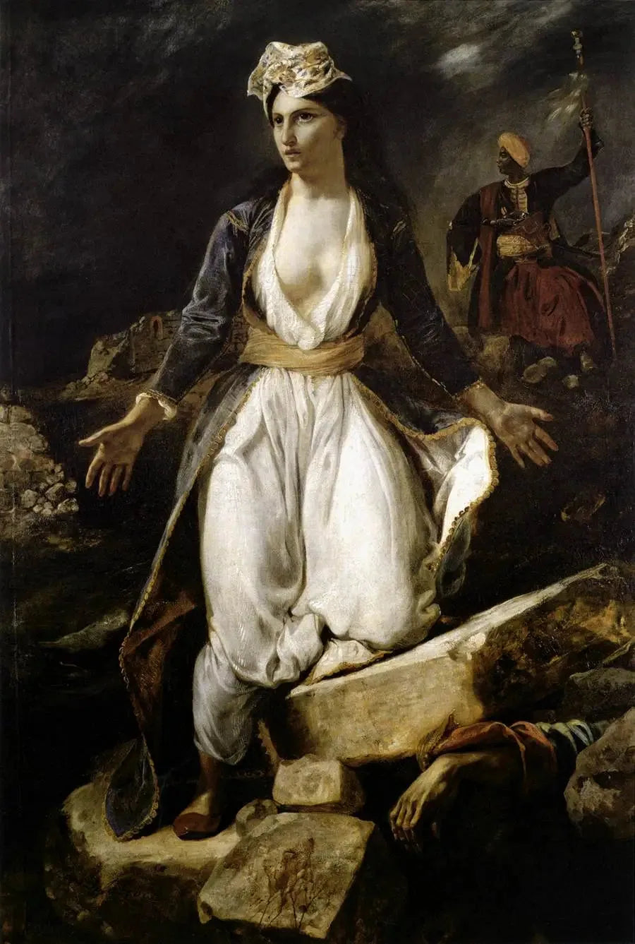 La Grecia sulle rovine di Missolonghi - Eugène Delacroix