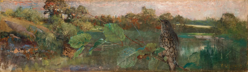 Il tordo bottaccio - Bruno Liljefors
