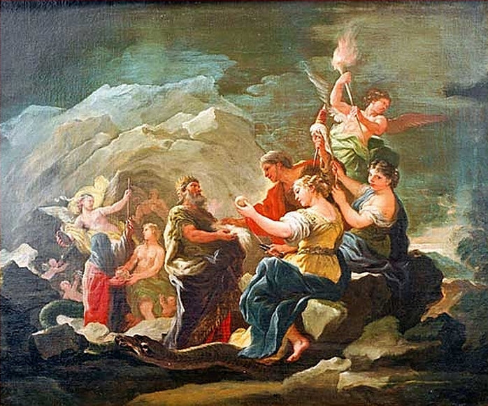 La grotta dell'eternità - Luca Giordano
