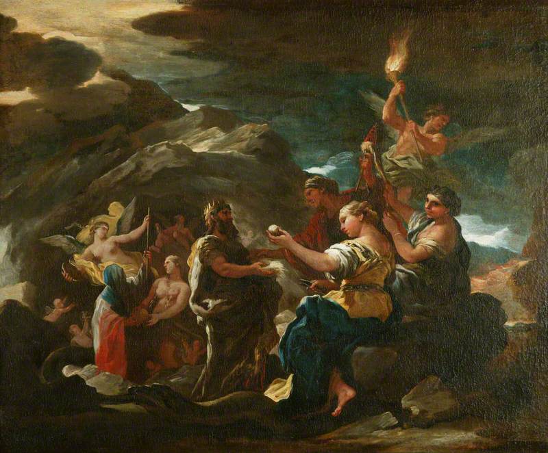 La grotta dell'eternità - Luca Giordano