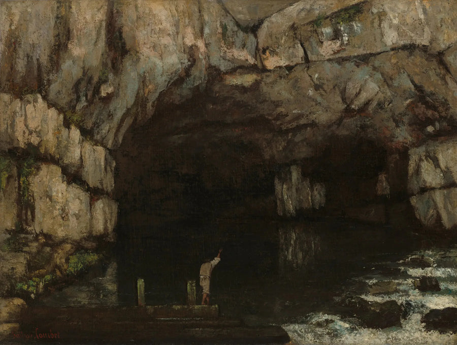 La Grotta della Loue - Gustave Courbet