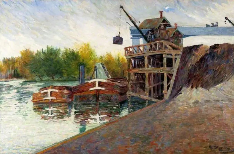 La Gru di carbone, Clichy - Paul Signac