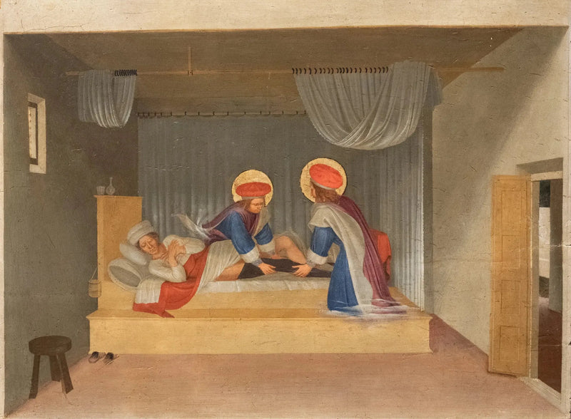 La guarigione di Giustiniano da parte di san Cosma e san Damiano - Fra Angelico