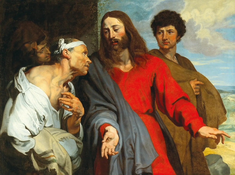 La guarigione del paralitico - Antoine van Dyck