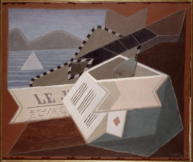 La chitarra davanti al mare - Juan Gris