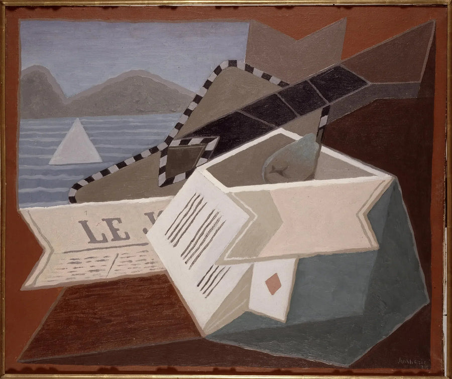 La chitarra davanti al mare - Juan Gris