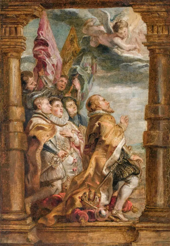 La gerarchia secolare nell'adorazione - Peter Paul Rubens
