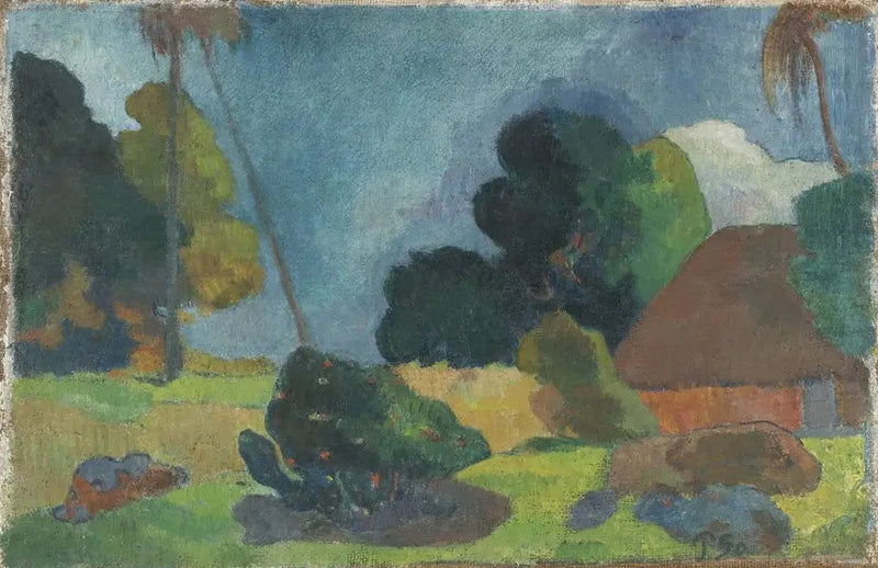 La Capanna sotto le palme - Paul Gauguin