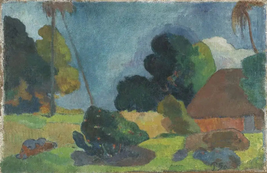 La Capanna sotto le palme - Paul Gauguin