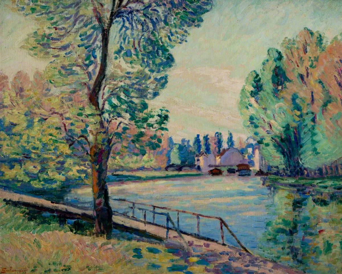 La jetée - Armand Guillaumin image 1 reproduction artisanale de tableau