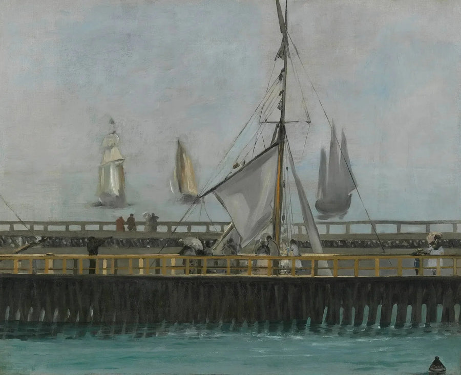 La Jetée di Boulogne-sur-Mer - Édouard Manet
