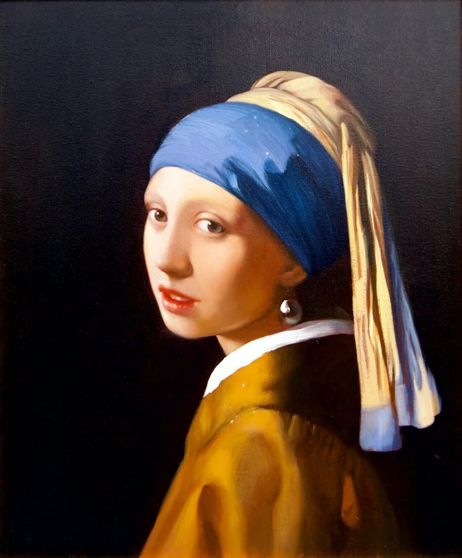 La Ragazza con l'Orecchino di Perla - Riproduzione Alpha  | Dimensioni: 60 X 90 cm