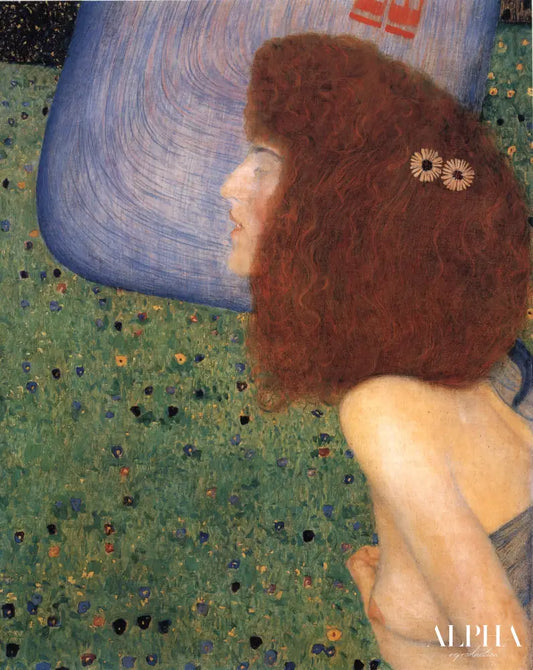 La jeune fille au voile bleu - Gustav Klimt - Reproductions de tableaux et peintures haut de gamme