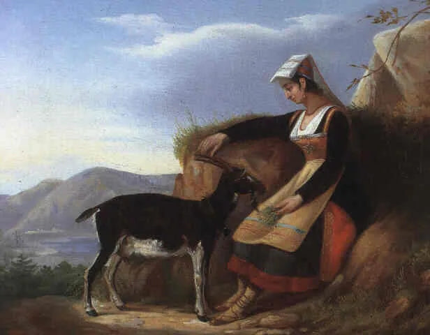La giovane italiana - Jacques-François Ochard