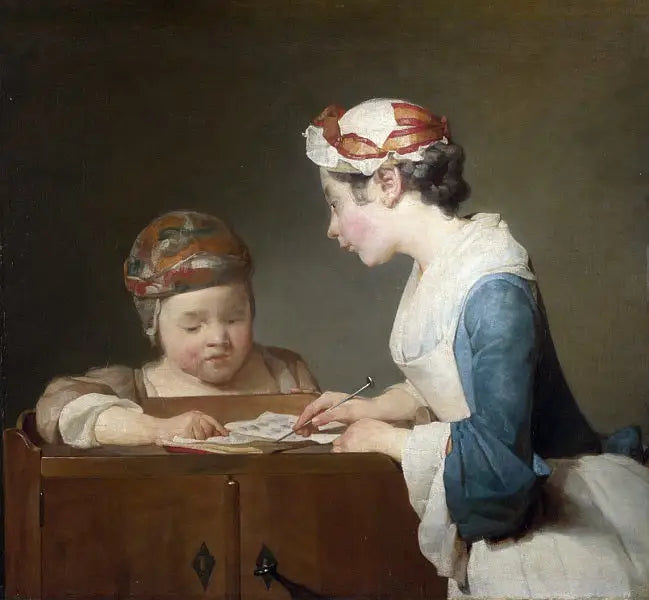 La giovane maestra - Jean Simeón Chardin