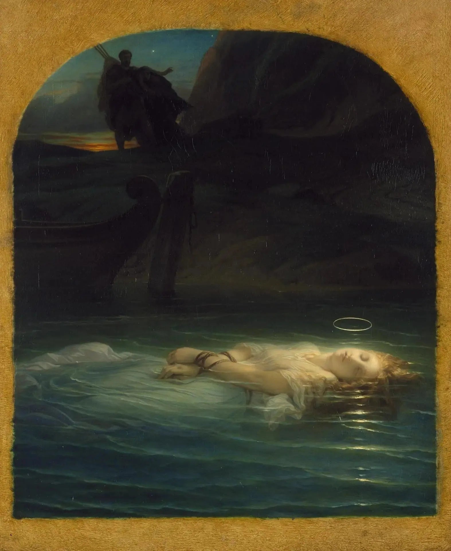 La Jeune Martyre - Paul Delaroche image 1 reproduction de peinture à l’huile