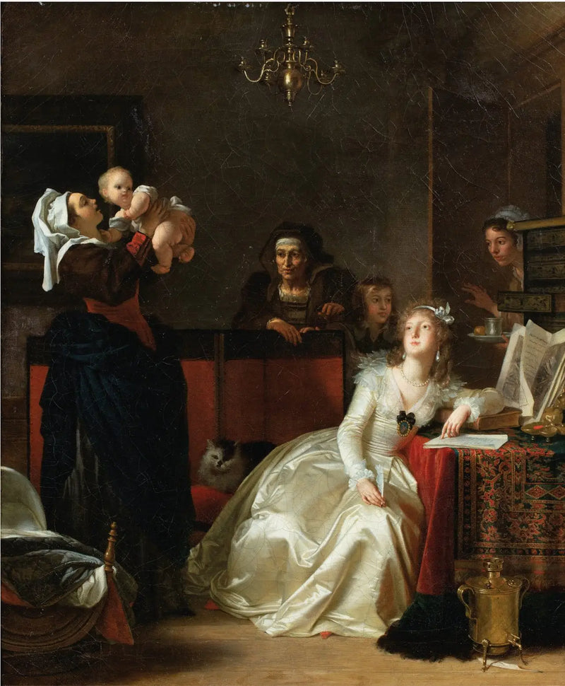 La giovane madre erudita - Jean-Honoré Fragonard