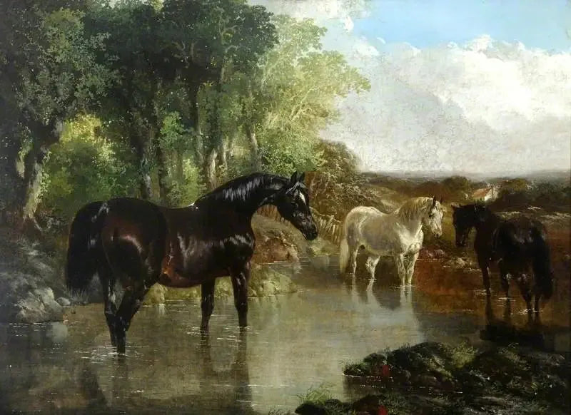 La giumenta da monta - John Frederick Herring, Sr.