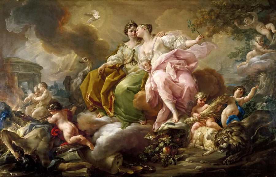 La Giustizia e la Pace - Corrado Giaquinto