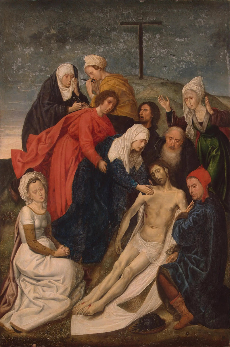 La lamentation sul corpo di Cristo morto - Hugo van der Goes