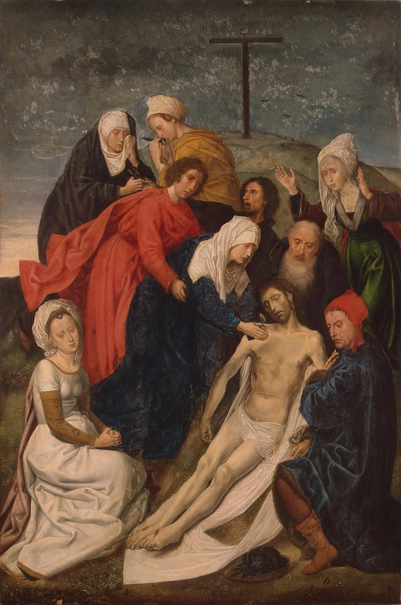 La lamentation sul corpo di Cristo morto - Hugo van der Goes