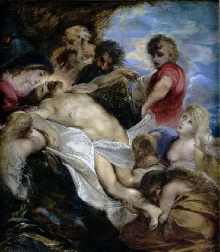 La lamentation sur le corps du Christ mort - Pietro Paolo Rubens
