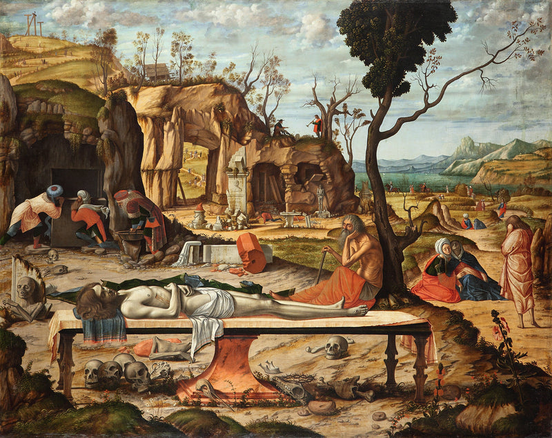 La lamentation sul corpo di Cristo morto - Vittore Carpaccio