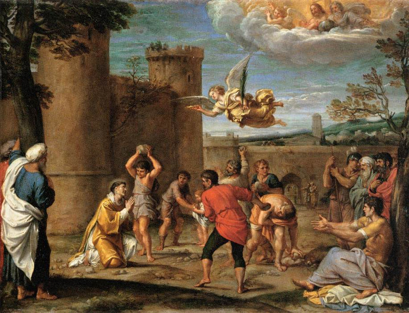 La Lapidazione di San Stefano - Annibale Carracci