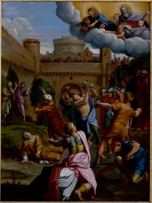 La lapidazione di San Stefano - Domenichino