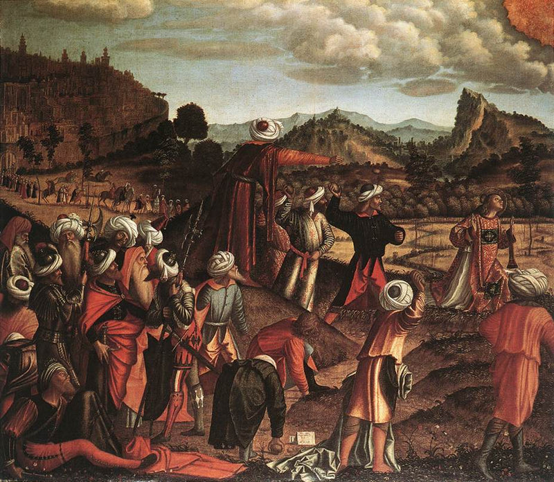 La lapidazione di san Stefano - Vittore Carpaccio
