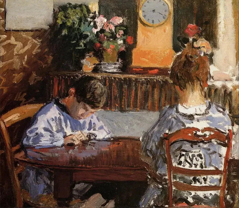 La Lezione - Alfred Sisley
