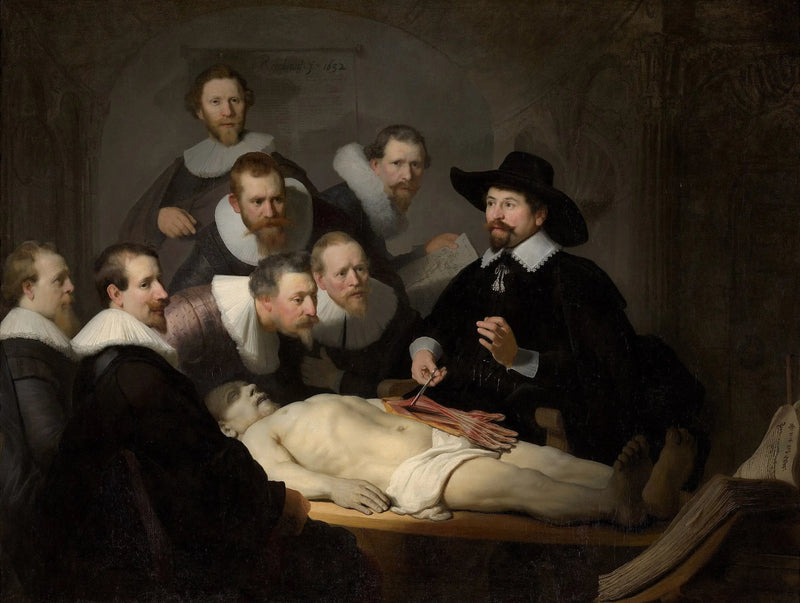 La Lezione di anatomia del dottor Tulp - Rembrandt