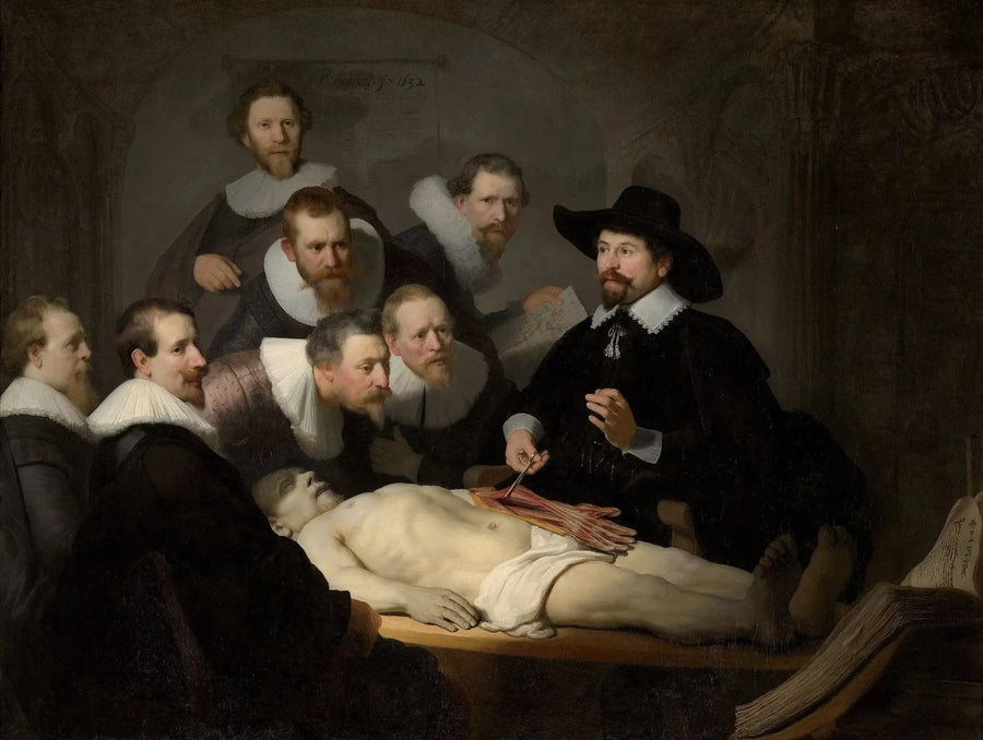 La Lezione di anatomia del dottor Tulp - Rembrandt