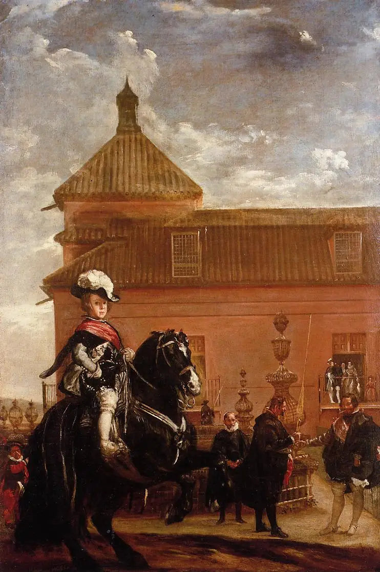 La Lezione di equitazione del principe Balthazar Carlos - Diego Velázquez