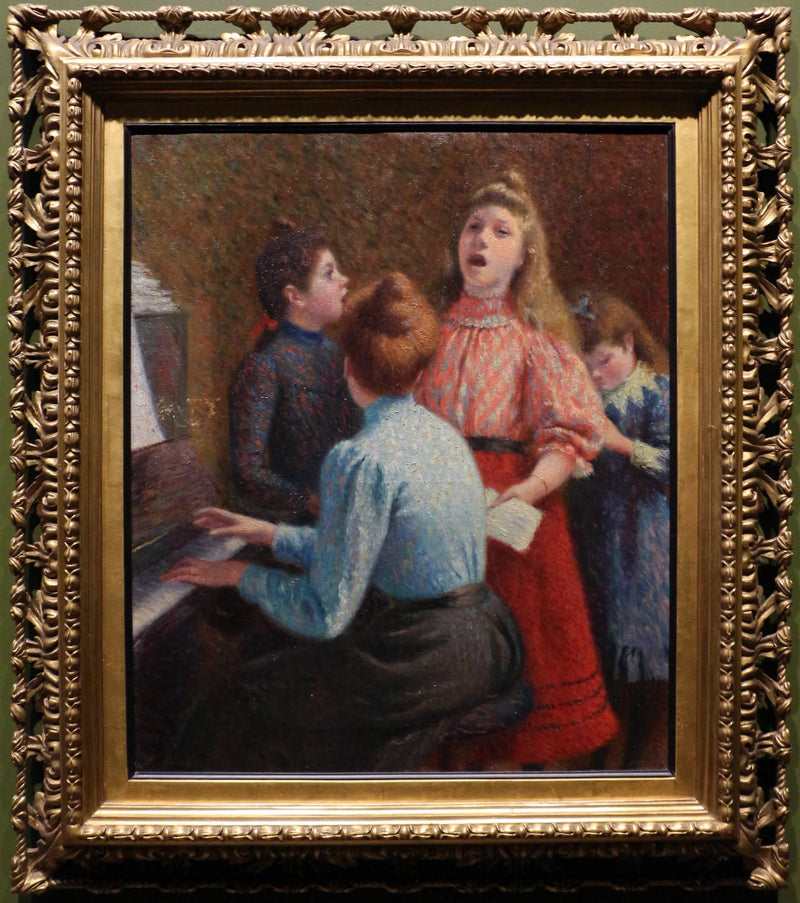 La lezione di canto - Federico Zandomeneghi