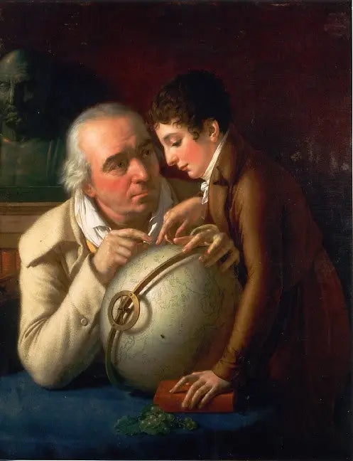 La Leçon de géographie - Anne-Louis Girodet