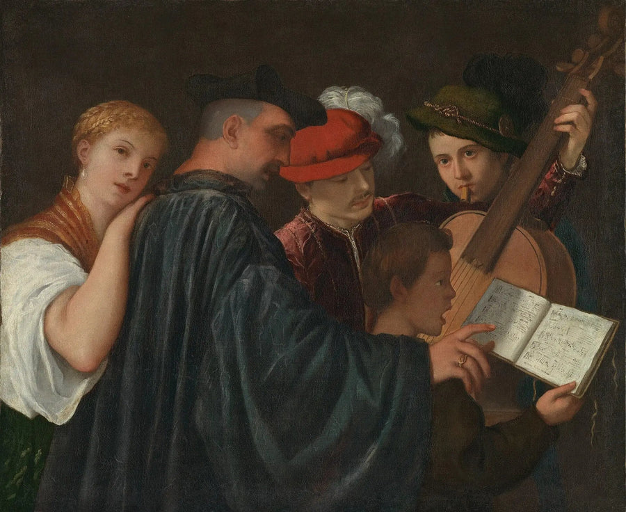 La lezione di musica - Titian