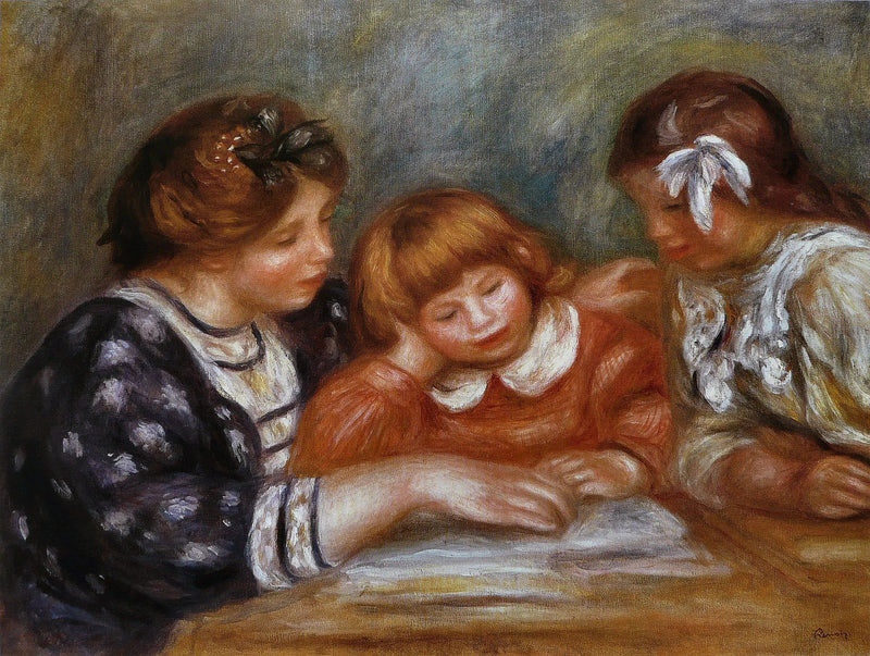 La Lezione - Pierre-Auguste Renoir