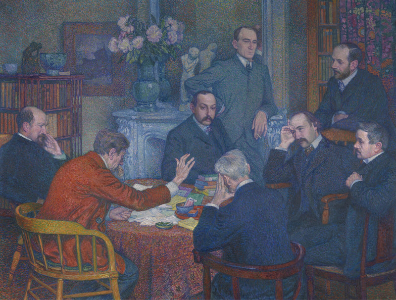 La lettura di Émile Verhaeren - Theo van Rysselberghe