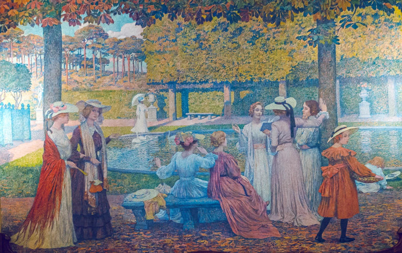 Leggere al parco - Theo van Rysselberghe