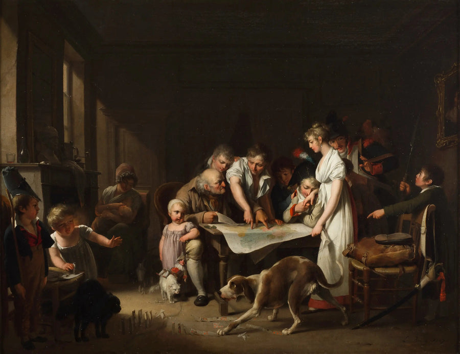 La Lettura del Bollettino della grande armée - Louis-Léopold Boilly