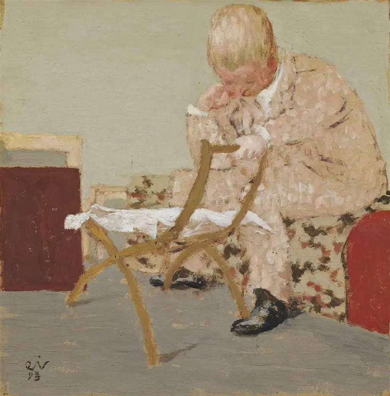 La lettura del giornale - Édouard Vuillard