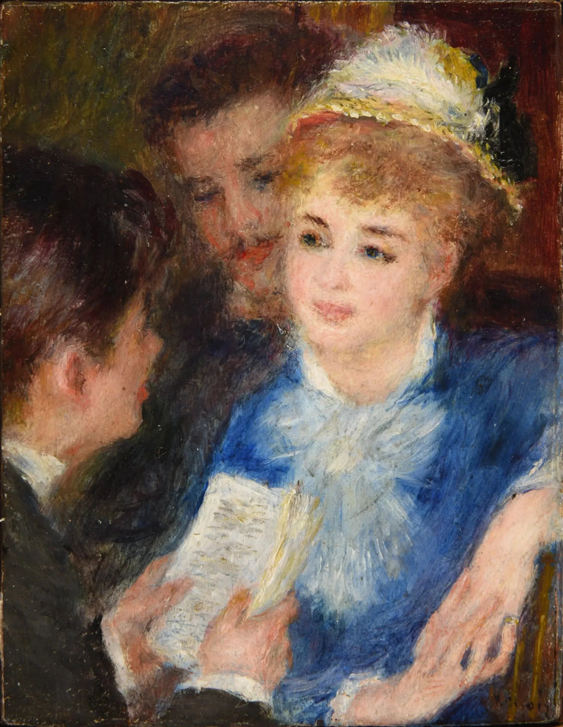 La lettura del ruolo - Pierre-Auguste Renoir