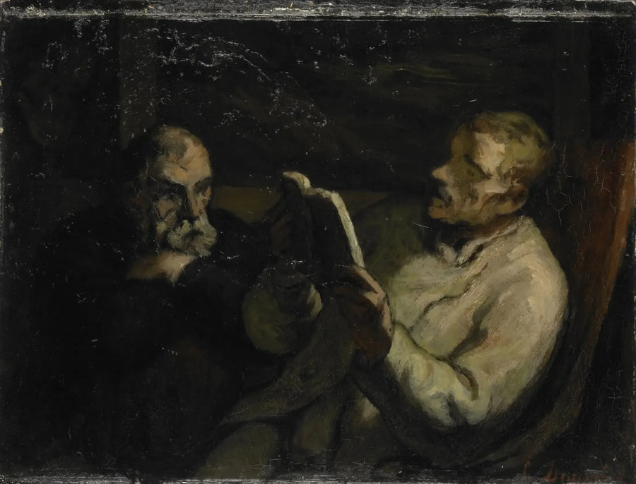 La lettura - Honoré Daumier