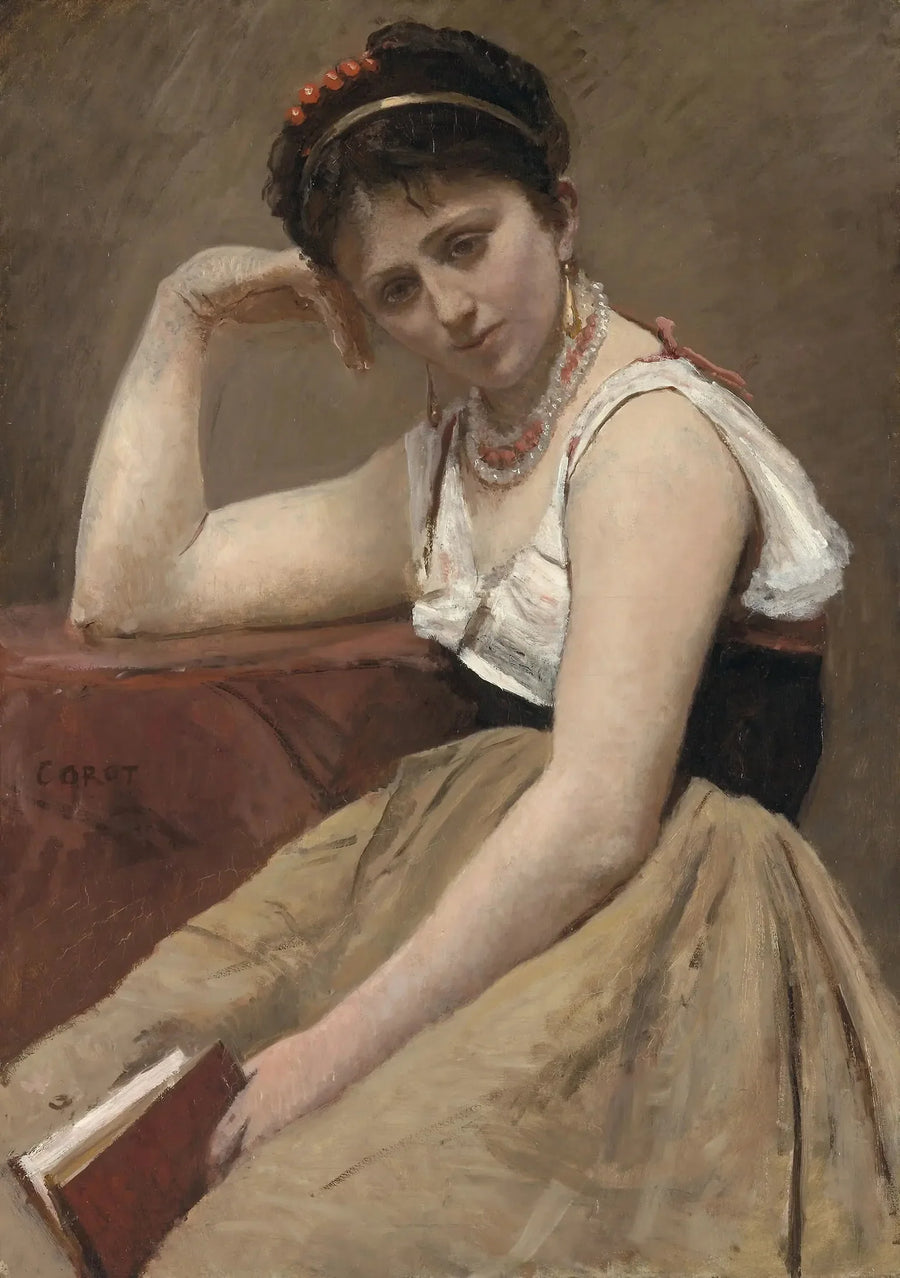 La Lettura interrotta - Jean-Baptiste Camille Corot
