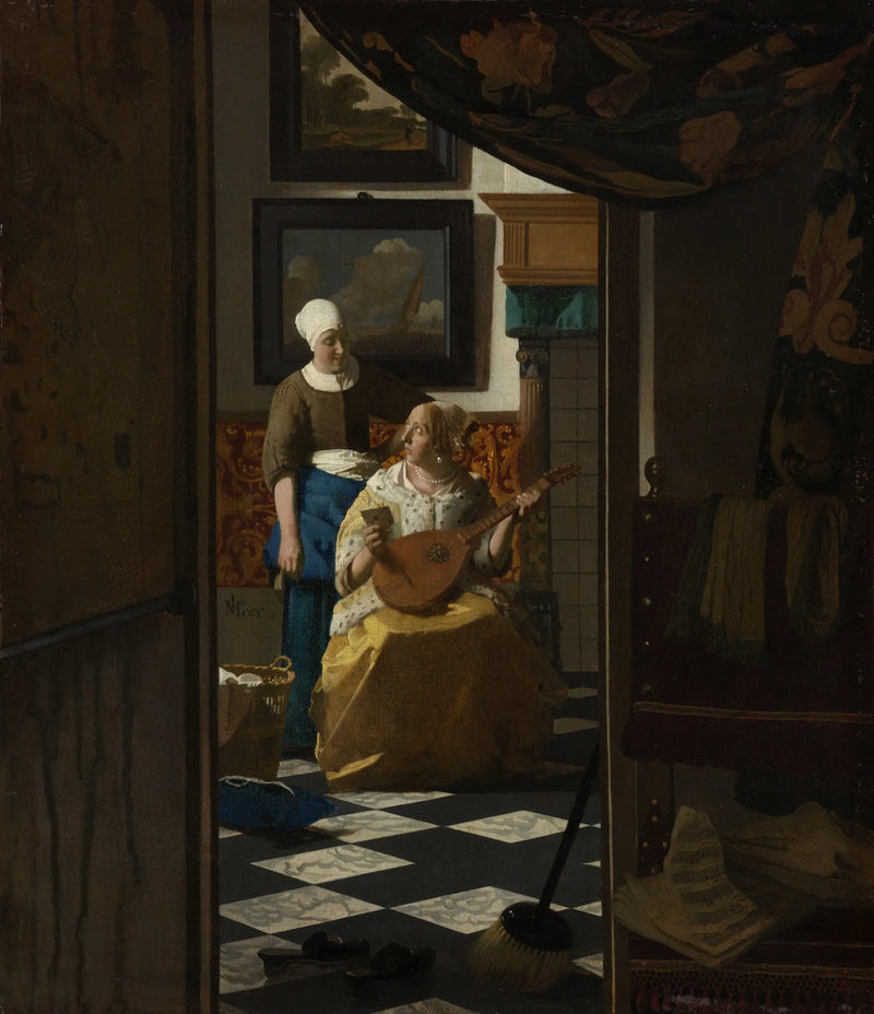 La Lettera d'amore - Johannes Vermeer
